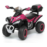 Mini Moto Elétrica Infantil Bateria 6v Luz Som Bivolt Rosa