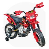 Mini Moto Eletrica Infantil Motocross Motoca Vermelho