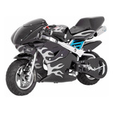 Mini Moto Pocket Speed Infantil 49cc Importway Preta Cor Preto