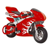Mini Moto Pocket Speed Infantil 49cc Importway Vermelha