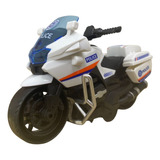 Mini Motocicleta Com Fricção Branca 000988 Shiny Toys