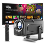 Mini Projetor Android11 Smart Hy320 4k Portátil Tv Celular Cor Preto 127/220v