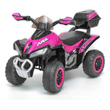 Mini Quadriciclo Elétrico Infantil Rosa 2 A 5 Ano Moto