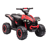 Mini Quadriciclo Infantil Elétrico 6v Vermelho Com Controle Remoto Luz E Som Zippy