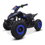 Mini Quadriciclo Infantil Gasolina 49cc Mbx Partida Elétrica Cor Azul