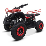 Mini Quadriciclo Infantil Gasolina 49cc Mbx Partida Elétrica Vermelho Atv-7