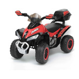 Mini Quadriciclo Moto Elétrica Criança Infantil Bateria 6v Luz Som Bivolt Vermelho Brinqway Bw129vm Importway