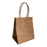 Mini Sacola Kraft 12x8,5x16 Loja Lembrancinha - 200 Unidades