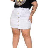 Mini Saia Jeans Plus Size