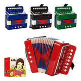 Mini Sanfona Acordeon Brinquedo Infantil Música Instrumento