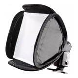 Mini Softbox Para Flash Speedlight 23x23cm Universal