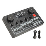 Mini Sound Mixer Board Live Card 5.0 Voz Com Redução De Ruíd