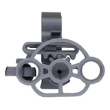Mini Steering Wheel Game Controller Grey Auxiliar