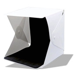 Mini Studio Box Cabine Fotográfico Fotos Dobrável Led 24x24