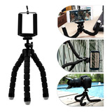 Mini Suporte Tripé P/ Celular 15cm Flexível Até 360°