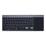 Mini Teclado Bluetooth Oex Tc503 Premium Touchpad Chumbo
