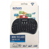 Mini Teclado Controle S/ Fio Touch Led Pc/note/gamer/tvsmart