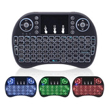 Mini Teclado Controle Sem Fio Led Smart Tv Pc Xbox Tvbox Ps3