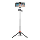 Mini Tripé Com Suporte Para Celular Ou Câmera Uurig Tp-02