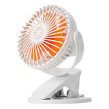 Mini Ventilador Portátil Recarregavel Com Clip 2 Em 1 - Rock