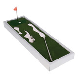 Mini-mesa De Novidade Jogo De Golfe Com Bola Putter Conjunto