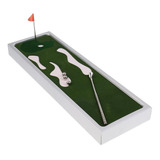 Mini-mesa De Novidade Jogo De Golfe Com Bola Putter Conjunto