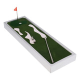Mini-mesa De Novidade Jogo De Golfe Com Bola Taco Conjunto
