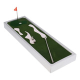 Mini-mesa De Novidade Jogo De Golfe Com Bola Taco Conjunto