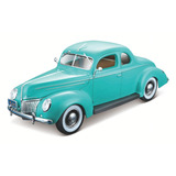 Miniatura 1939 Ford Deluxe - Verde - 1:18