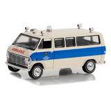Miniatura Ambulância Van Ford Econoline Ambulance 1969 1:64
