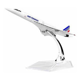 Miniatura Avião Air France Concorde F-bvfb 16 Cm Cor Branco