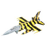 Miniatura Avião F-16a Tiger Meet 1/72 Easy Model Af 37127 Cor Preto/amarelo
