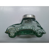 Miniatura Baleiro Fusca De Vidro Com Tampa De Rosca