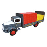 Miniatura Caminhão Antigo Nacional Entrega Bebidas Esc 1/43