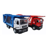 Miniatura Caminhão Truck Guincho + Toco Carreta Scania 