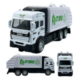 Miniatura Caminhão Truck Lixo Ferro Fricção Coleção 15cm