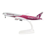 Miniatura De Avião Boeing 777 Qatar Airlines World Cup 2022 