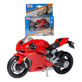 Miniatura De Ferro Moto Ducati 1199 Panigale 1/18 Maisto