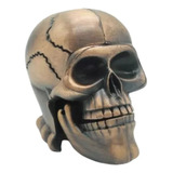 Miniatura De Metal Apontador De Lápis Cranio Caveira 181