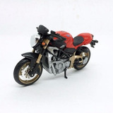 Miniatura De Moto Mv Agusta Brutale Oro 1:18 Burago