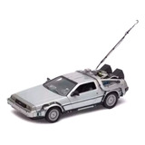 Miniatura Delorean Back To The Future Welly 1/24