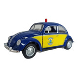 Miniatura Fusca Polícia Rodoviária Federal Prf 1:32 13cm 