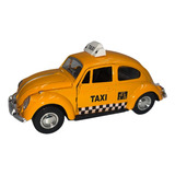 Miniatura Fusca Táxi 1/32 Carro Metal Coleção Volkswagen