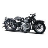 Miniatura Harley-davidson 1948 Fl Panhead - Maisto 1:24