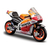 Miniatura Honda Marc Marquez Moto Gp Repsol Rcv213 1/18