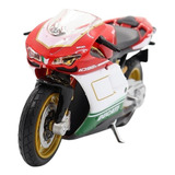 Miniatura Moto 2 Wheeler S2 1/18 35010 10mod Cx24 - Ducati 1 Cor Vermelho