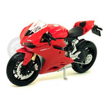 Miniatura Moto Ducati 1199 Panigale Vermelha Maisto 1/18