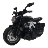 Miniatura Moto Ducati Dazzle Diavel Carbon Com Som E Luz
