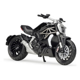Miniatura Moto Ducati Xdiavel S Bburago 1/18 Preto Presente