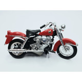 Miniatura Moto Harley-davidson Duo Glide Com Estojo Esc:1/18